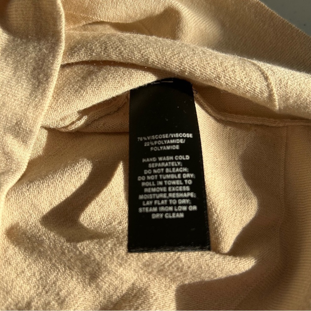 NWT Lafayette 148 beige tank top size Medium - Picture 8 of 9